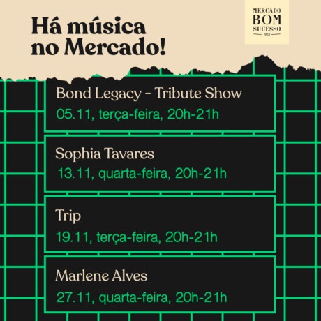 In november, there is music at the Market